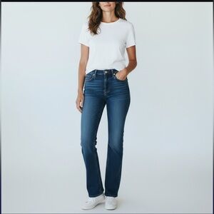 Vintage DEAR John Dark Denim Jeans Bootcut size 7 Low Rise